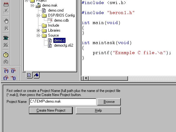 Project Configuration Wizard